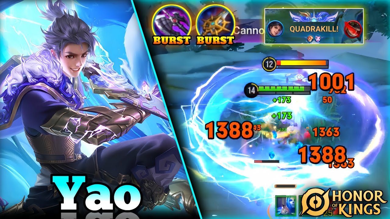 The Perfect Yao Build To Shred Enemies With Ease!! - Gameplay | Honor of Kings