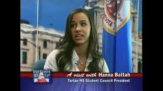 Senator Wiger Speaks with Hanna Battah