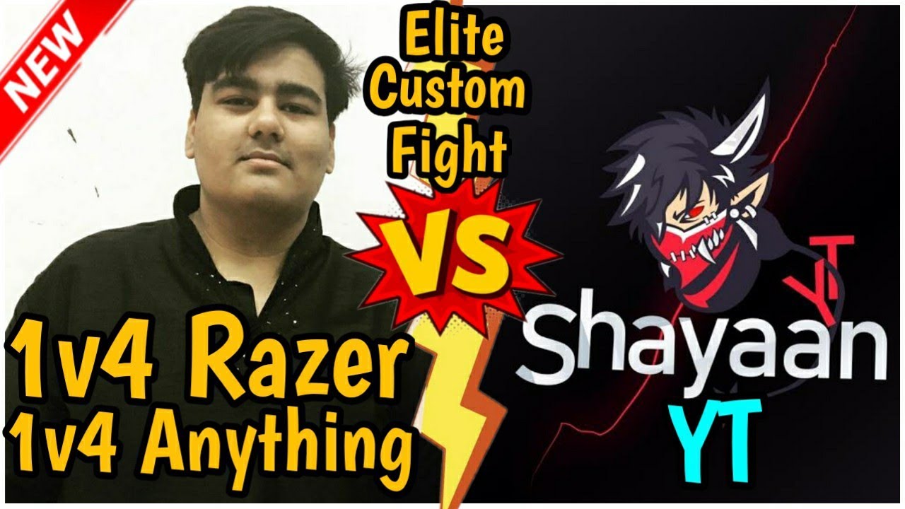 Razer Blade VS Shayaan YT || Elite Custom Fight || Chandan Gaming