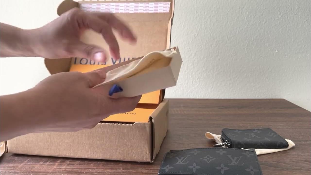 Louis Vuitton 64430 car key cles monogram eclipse unboxing 