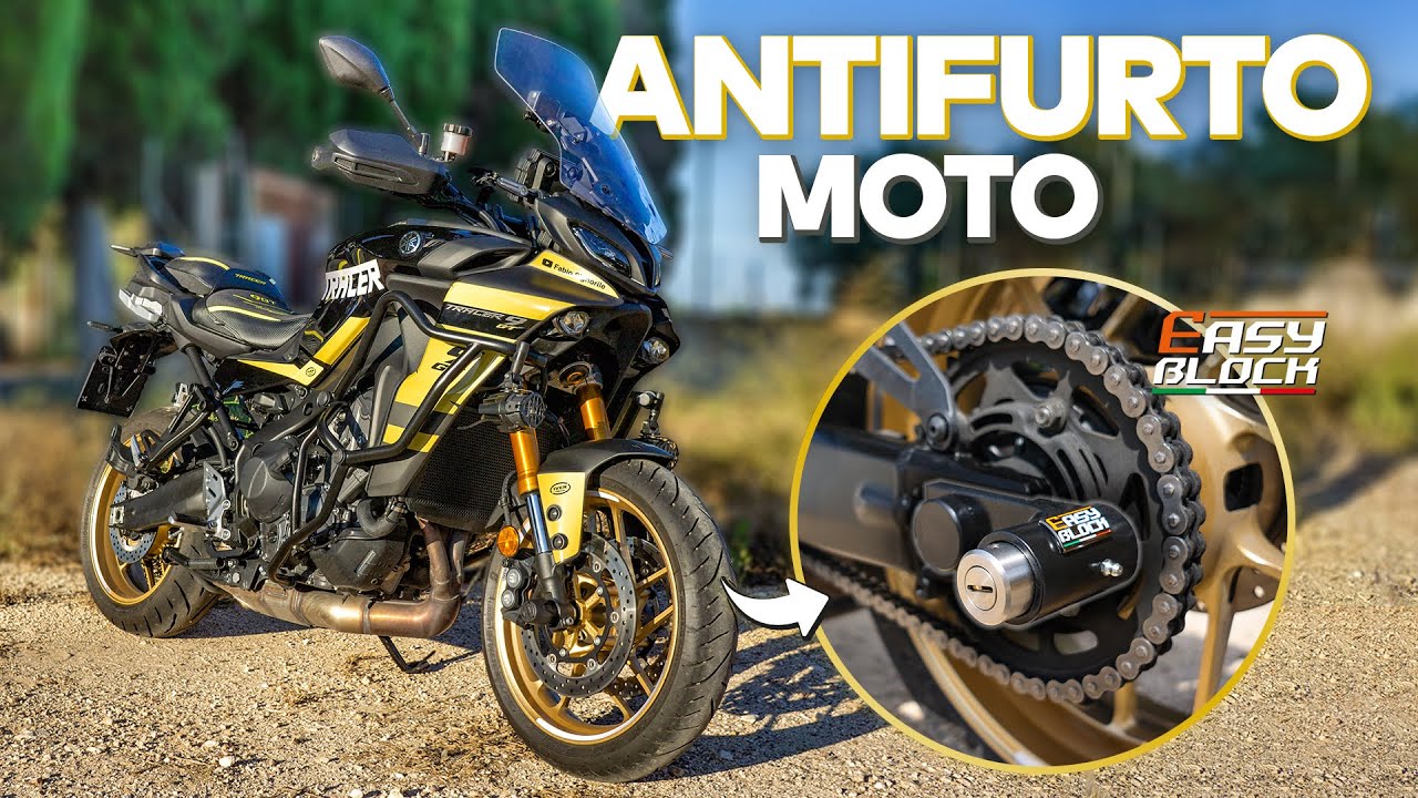 ANTIFURTO MECCANICO BLOCCA RUOTA EASYBLOCK PIAGGIO APRILIA SR 200 GT 2024