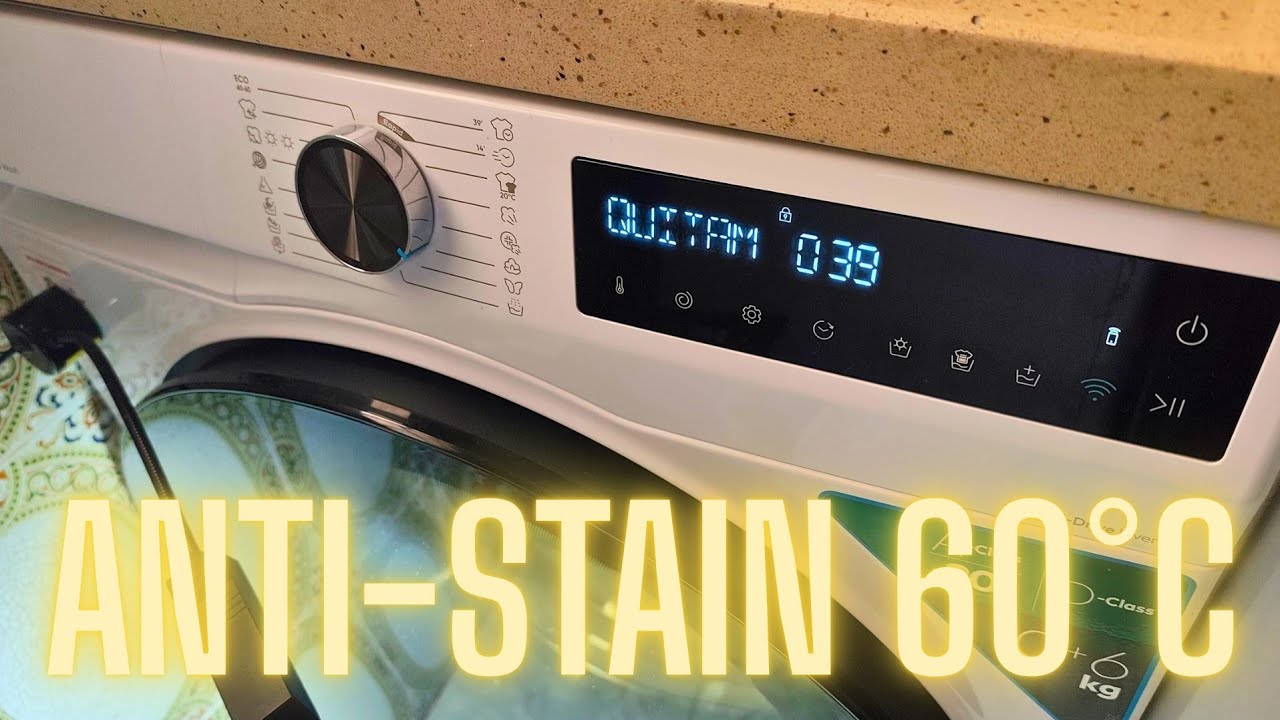 CANDY PROWASH&DRY 500 ANTI-STAIN 60°C + INTENSIVE + PREWASH (FULL CYCLE)