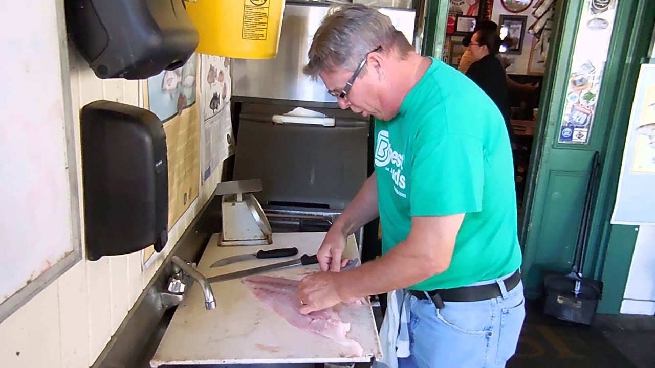Tavern on Bayboro - Grouper Sandwich Prep