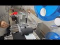Automatic high speed carton box case board paging feeding labeling machine