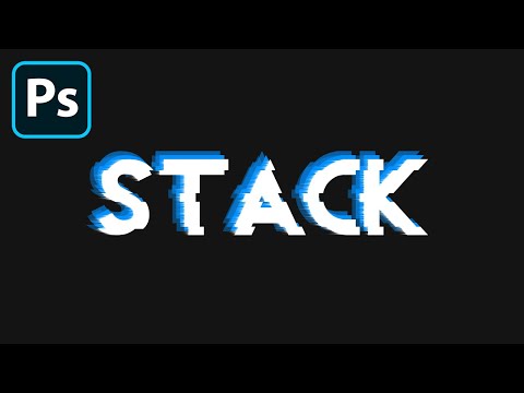 Photoshop: Text Effect - Layer Stack Effect [10]