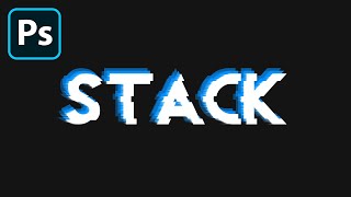 Photoshop: Text Effect - Layer Stack Effect [10]