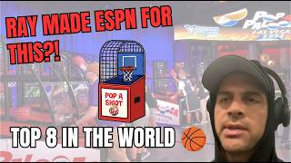 Ray Finished Top 8 In The World At Pop-a-shot, Live On Espn 🏀