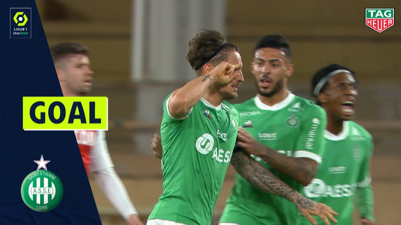 Goal Mathieu DEBUCHY (21' - AS SAINT-ÉTIENNE) AS MONACO - AS SAINT-ÉTIENNE (2-2) 20/21