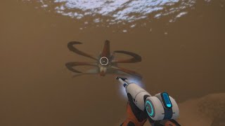 Killing Reaper Leviathan Using Knife And Stasis Rifle Subnautica