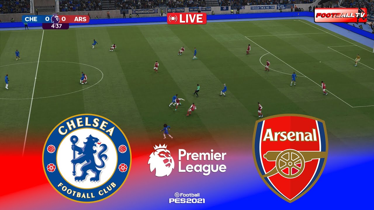 🔴Live : Chelsea vs Arsenal - English Premier League 2025/26 EPL | Pes 21 Gameplay