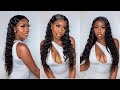 How To Get Perfect Deep Wave Hair This Summer Using Straight Hair FT UNICE | The Tastemaker
