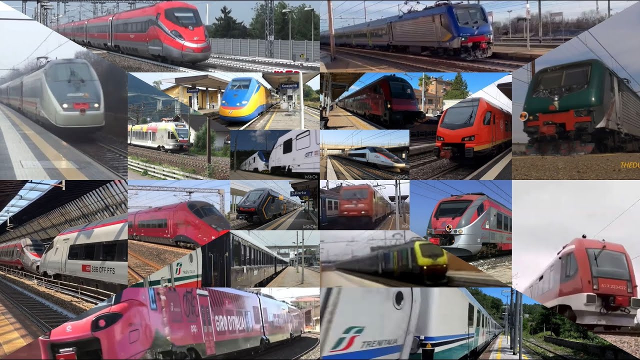 Tutti i treni italiani e quelli esteri che circolano in Italia in vecchia livrea 
