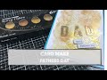 Card Make || Father's Day Card || Watercolour & Embossed Background