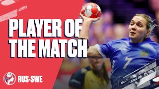 Player Of The Match Daria Dmitrieva Rus Vs Swe Preliminary Round Womens Ehf Euro 2020