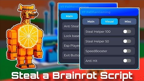 🔥 Steal a Brainrot Script 2025 – Instan Steal + Lock Base + ESP + Anti Steal + Anti Hit (Pastebin)