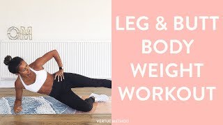 Lower Body Fat Burning Workout No Equipment Real Time Shona Vertue