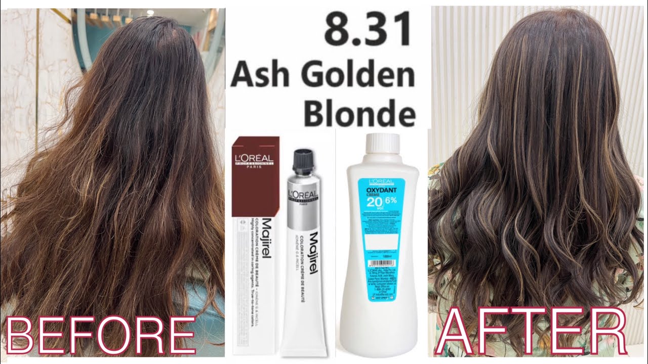 Loreal Majirel 8.31 की highlights कैसे करें  , learn step by step , 