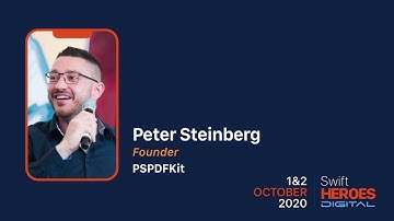 Swift Heroes Digital 2020 - Building a PDF Viewer in 40 Minutes - Peter Steinberger, PSPDFKit