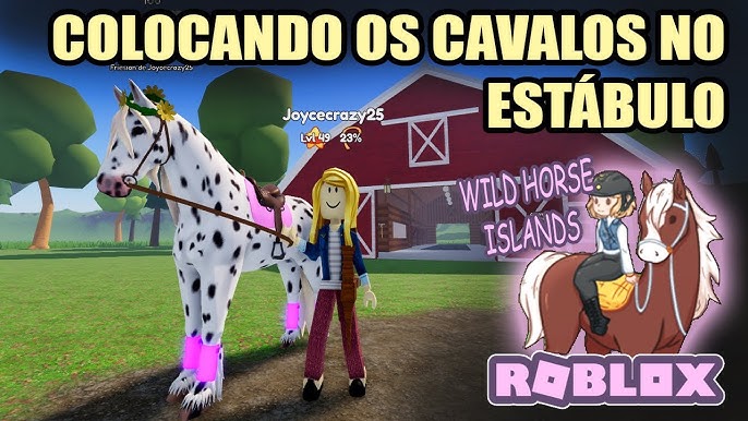 MELHOR jogo de RPG de CAVALO do Roblox - Wild Horse Islands 