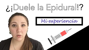 ¿Duele la epidural en la cesárea?