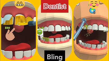 Dentist Bling Gameplay walkthrough All Levels Android (iOS)