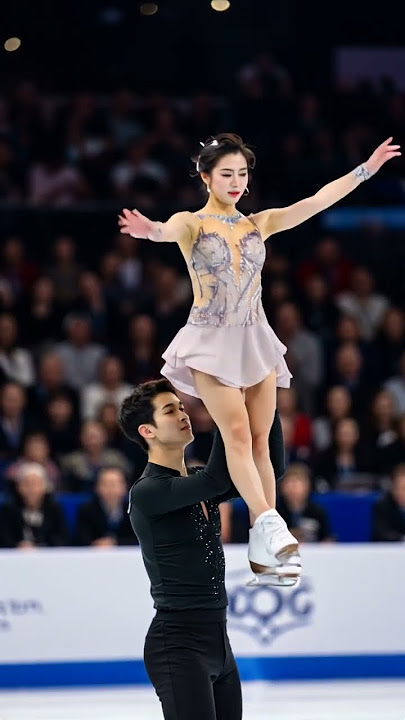 Defying Gravity | Perfect Lift Pose on Ice #figureskating #PairSkating#IceDance  #kpop