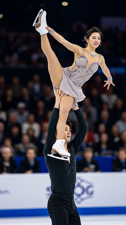 Defying Gravity | Perfect Lift Pose on Ice #figureskating #PairSkating#IceDance  #kpop
