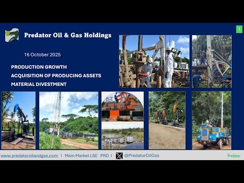 PREDATOR OIL &amp; GAS HOLDINGS PLC - Investor Q&amp;A session
