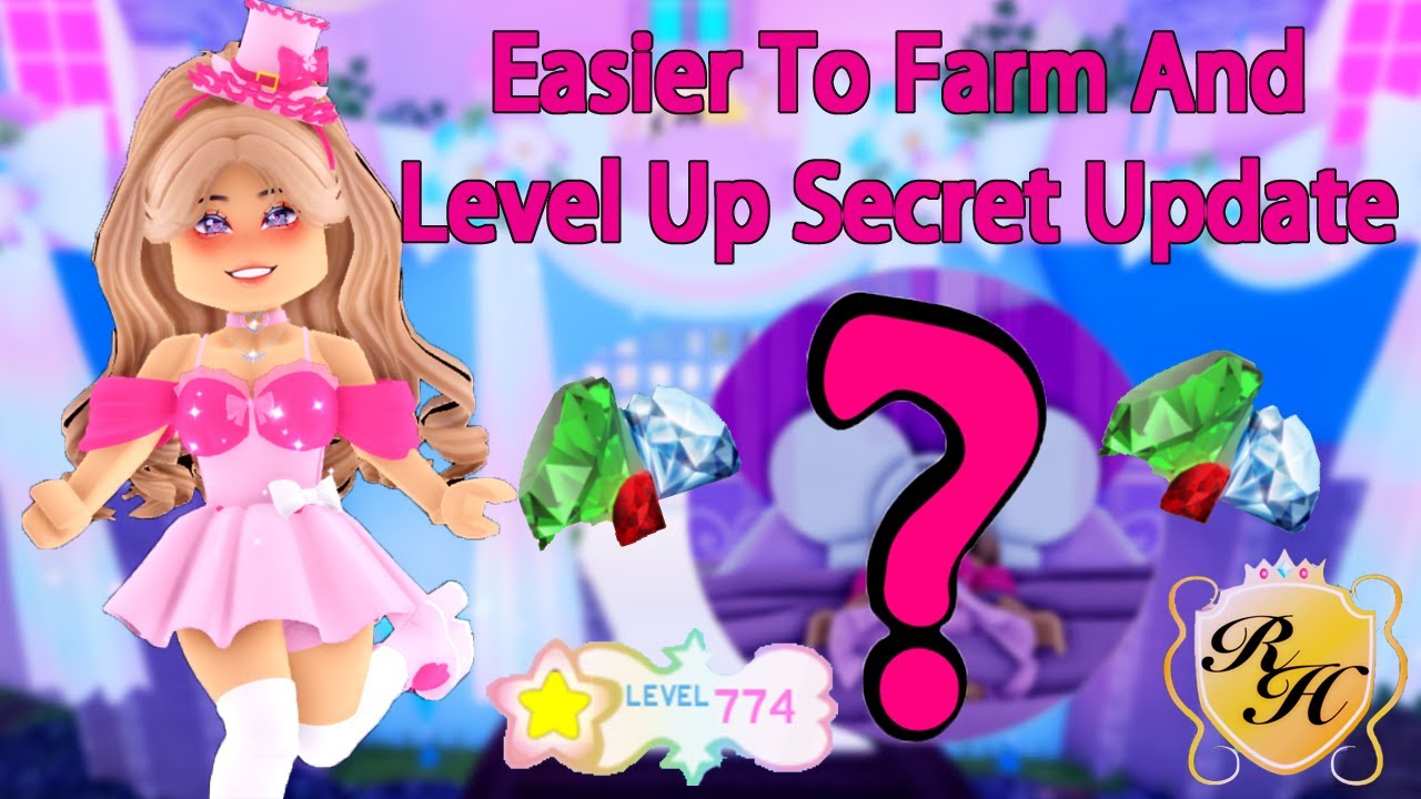 This Update Made It Easier To Level Up And Farm Diamonds Royale High