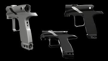 Modo 801 modeling Paintball gun Part 1