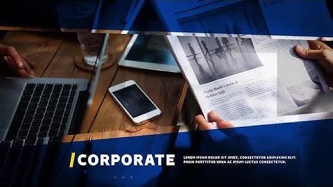 Corporate Slideshow Premiere Pro Templates