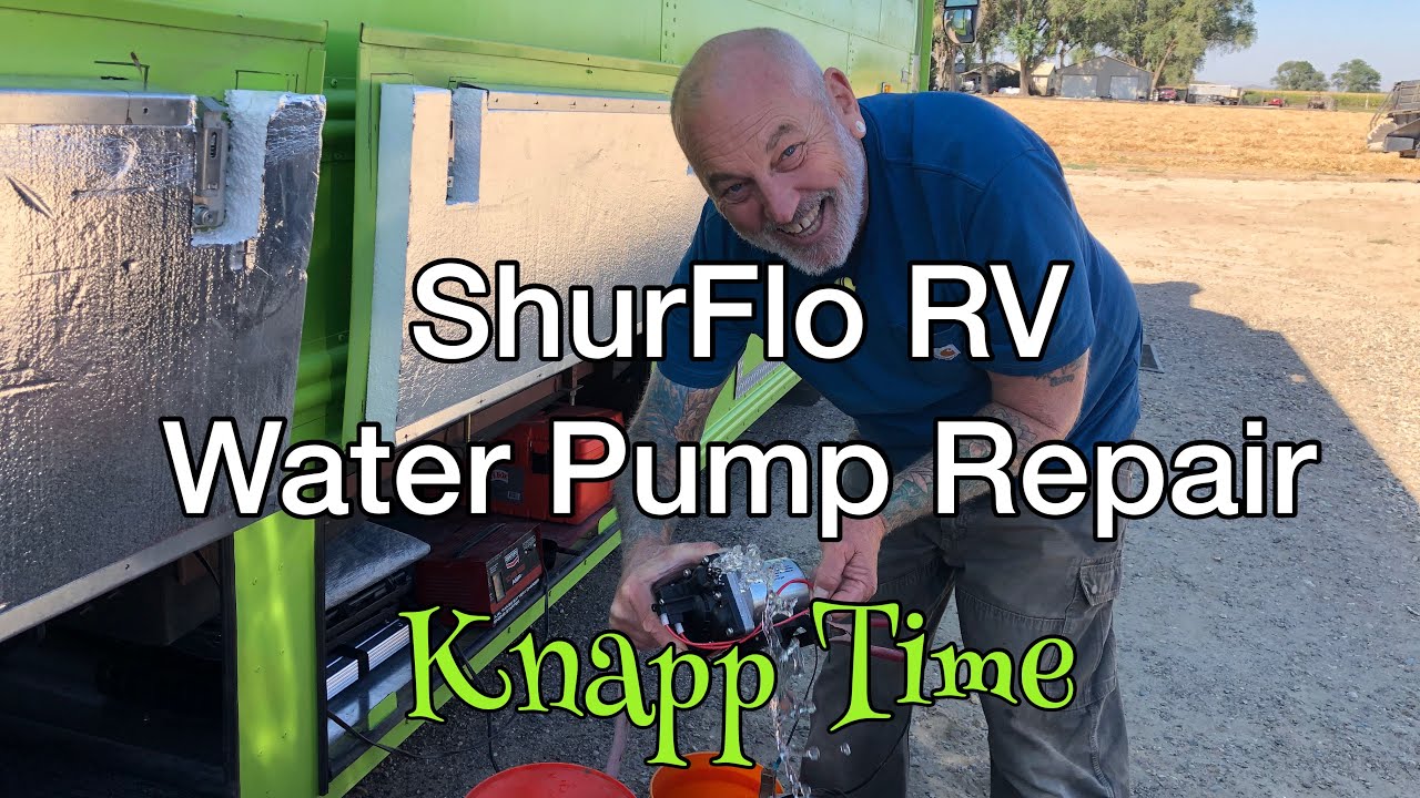 ShurFlo RV Water Pump Repair Vlog 263 Bus Life YouTube