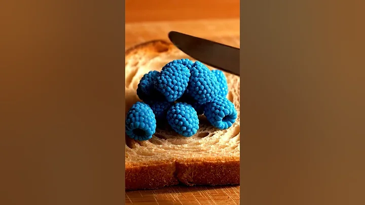 AI ASMR Spreading Blue Raspberries On Toast #ai #asmr #aiasmr #asmrrelaxation
