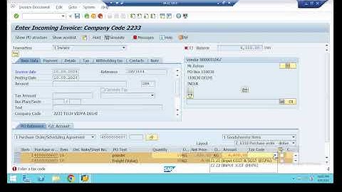 Freight Charge SAP PO