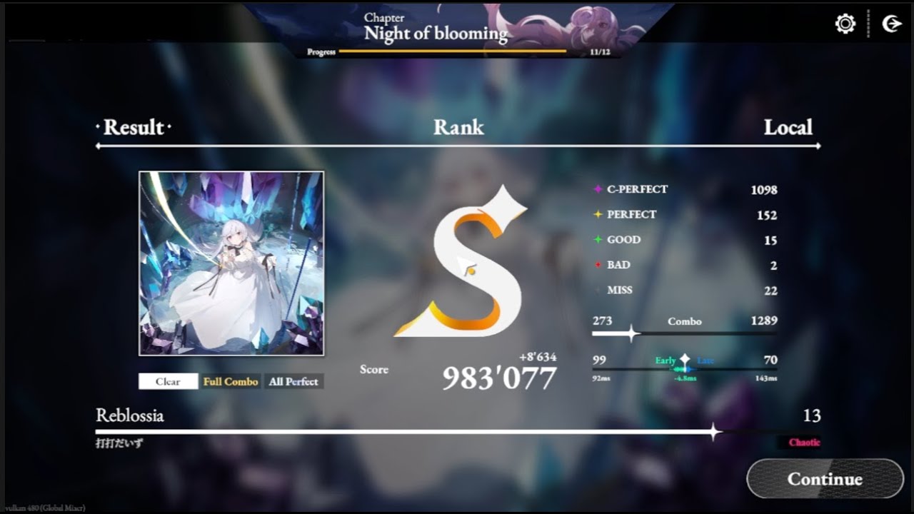 [Estella] 打打だいず - Reblossia (Chaotic 13) S-rank 983,077