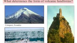 Geomorphology 8: Volcanoes