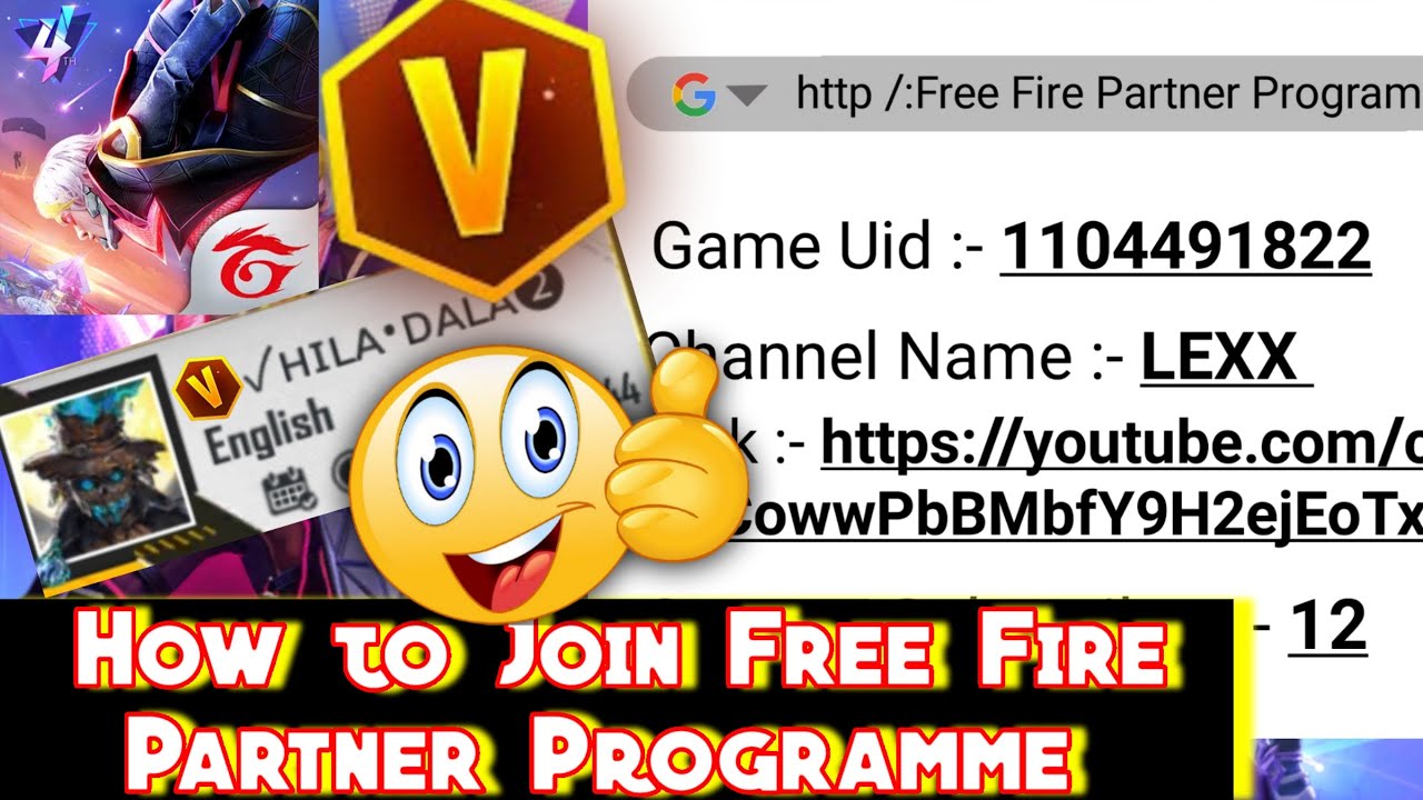 How to Join Partner Programme in Free Fire 2021 | Free Fire Partner Programme without YouTube | LEXX