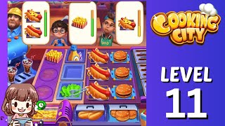 Cooking City Burger Shop Level 11 🍔🥤 | No Boosters ⭐⭐⭐ screenshot 5