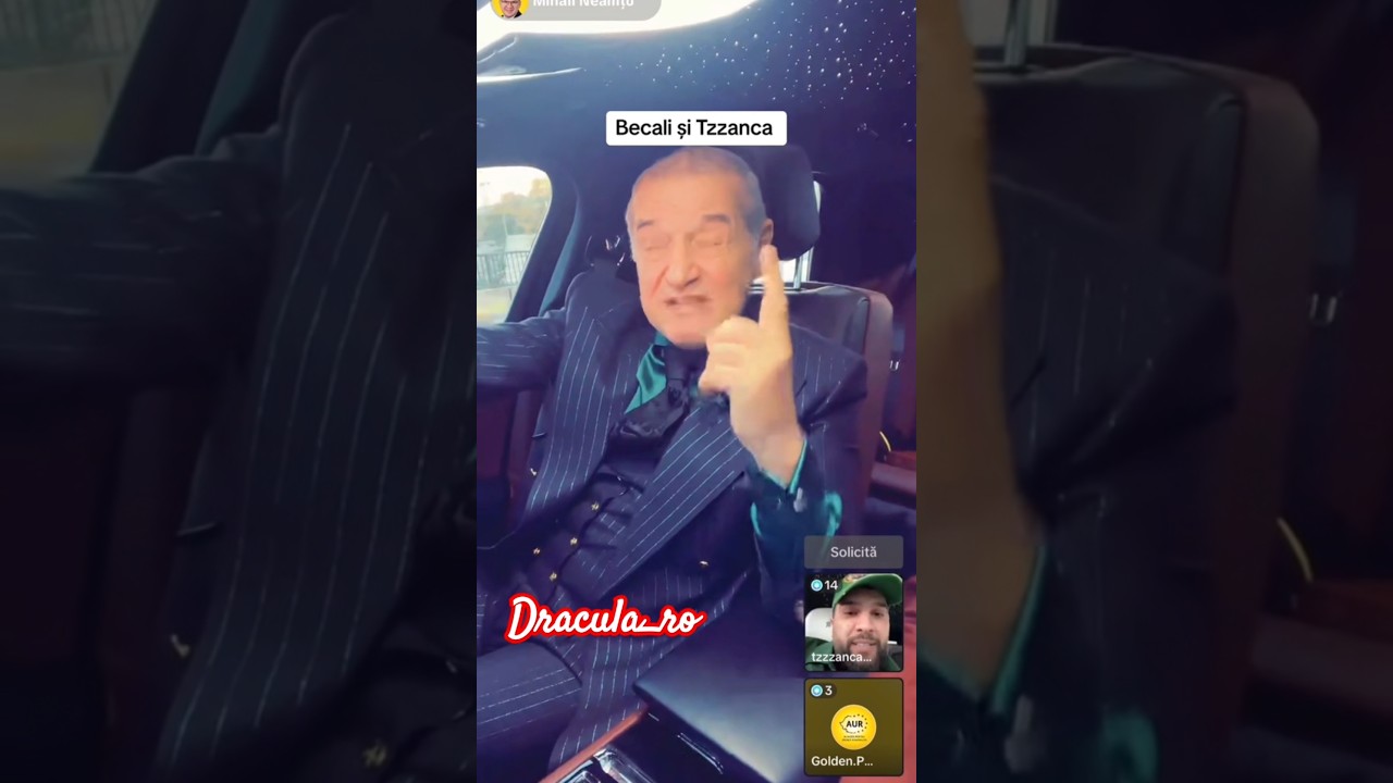 Gigi Becali discuta cu  Tzanca Uraganu 