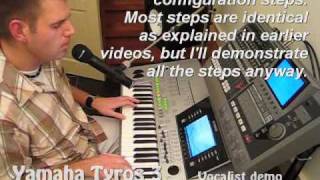 Video thumbnail of "Tyros 3: Blanket on the ground - Billy Jo Spears (vocal harmony)"