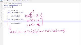 C plus Array Input Output - 20