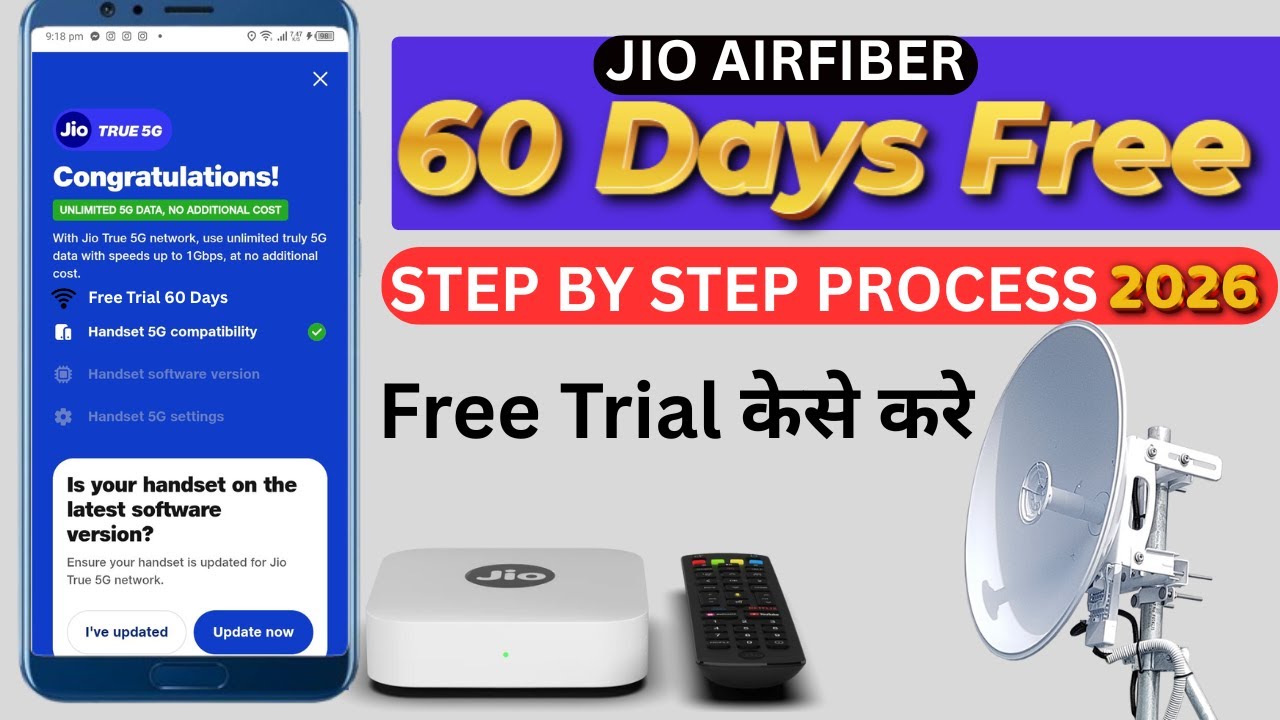 jio airfiber free trial | Jio Wifi 2 Months FREE Trail | Jio Wifi फ्री में कैसे लगवायें 2026?