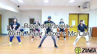 🎶 Rave de Favela - Anitta,Major Lazer e Mc Lan | ZUMBA | Dance fitness