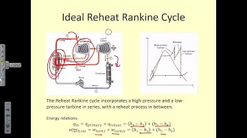 ME 310 - Lecture 11 (Thermo II) - Rankine Vapor Power Cycle:  Reheat and Regeneration