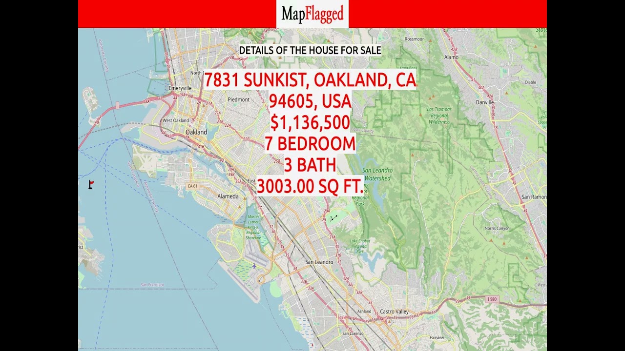 CA,US | Buy house at 7831 Sunkist, Oakland, CA 94605, USA | Oakland, USA | MapFlagged