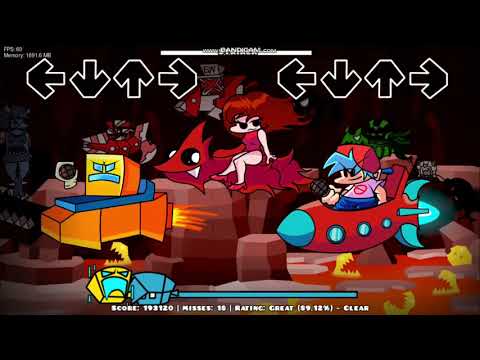 Striker | FNF Geometry Dash Mod | Friday Night Funkin' Mod ( Clear )