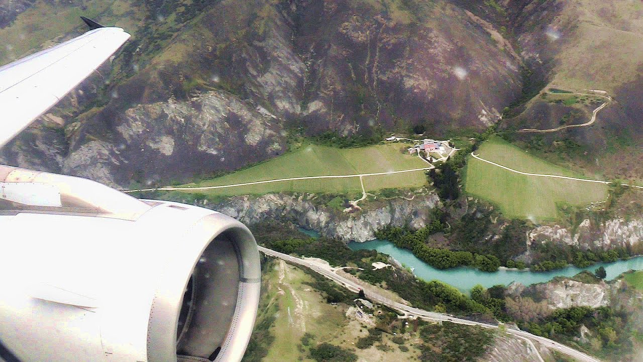 Air New Zealand A320 Landing Queenstown - YouTube