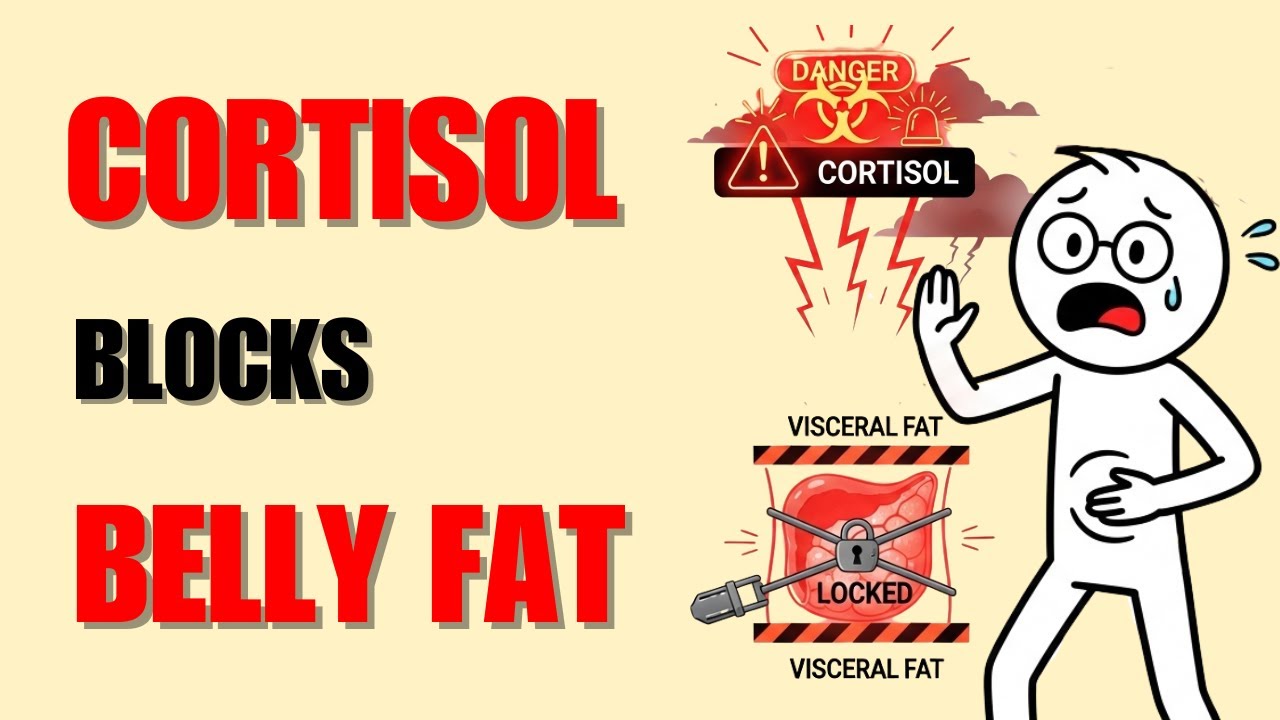 Lower your cortisol levels to force your body to burn visceral fat (morning routine)