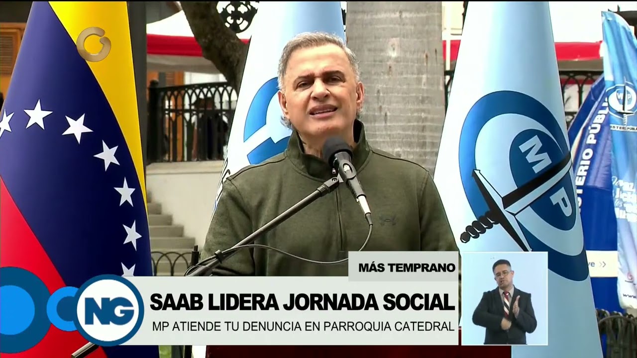 GV Noticias de la noche | Saab: Lidera Jornada Social | Hoy jueves 14 de agosto de 2025