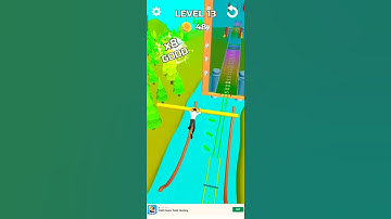 Stunt Rails Gameplay 🤩Level 13 #shorts #stuntrails #mobilegame #funnygameplay